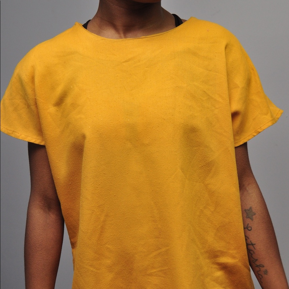 Vintage boxy style short sleeve shirt